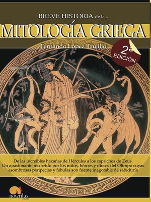 cover image of Breve historia de la mitología griega